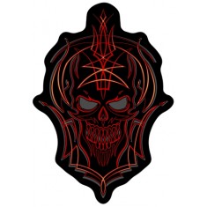 Tribal skull patch 16x10