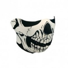 MASCARA NEOPRENO SKULL negro/blanco