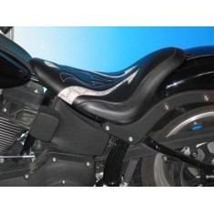 Seat SINGLE FANTASY PYTHON HARLEY SOFTAIL Standard- Night Trai