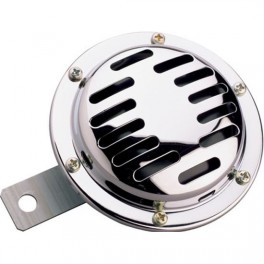 Buzina universal cromo 12volts, 10cms.