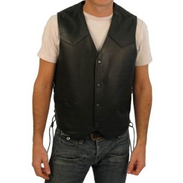 Leather Vest Size 2XL