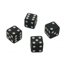 Cap Tyre valve black dice